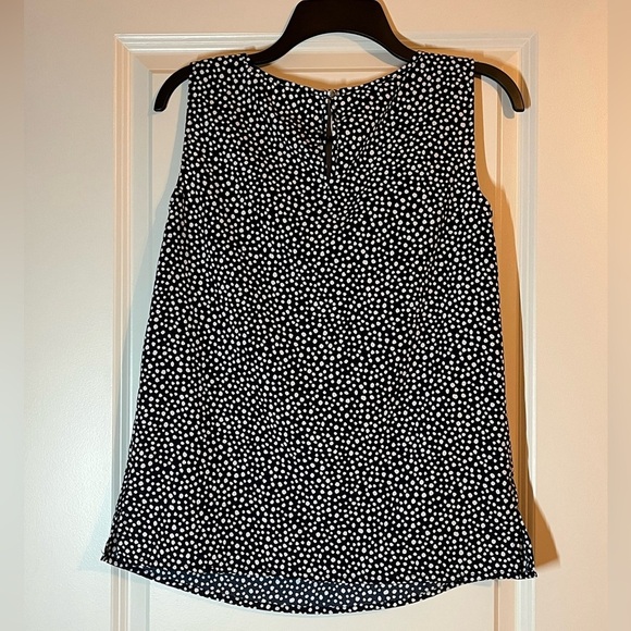 Jones New York | Micro Polka Dot Sleeveless Top Size XSmall - Picture 4 of 4